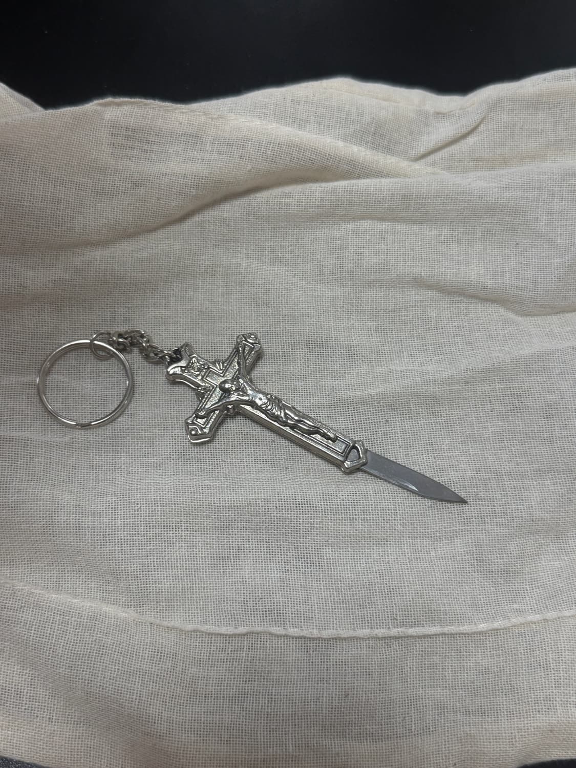 2011fw 슈프림 십자가 키링 키체인 실버 상품이미지3