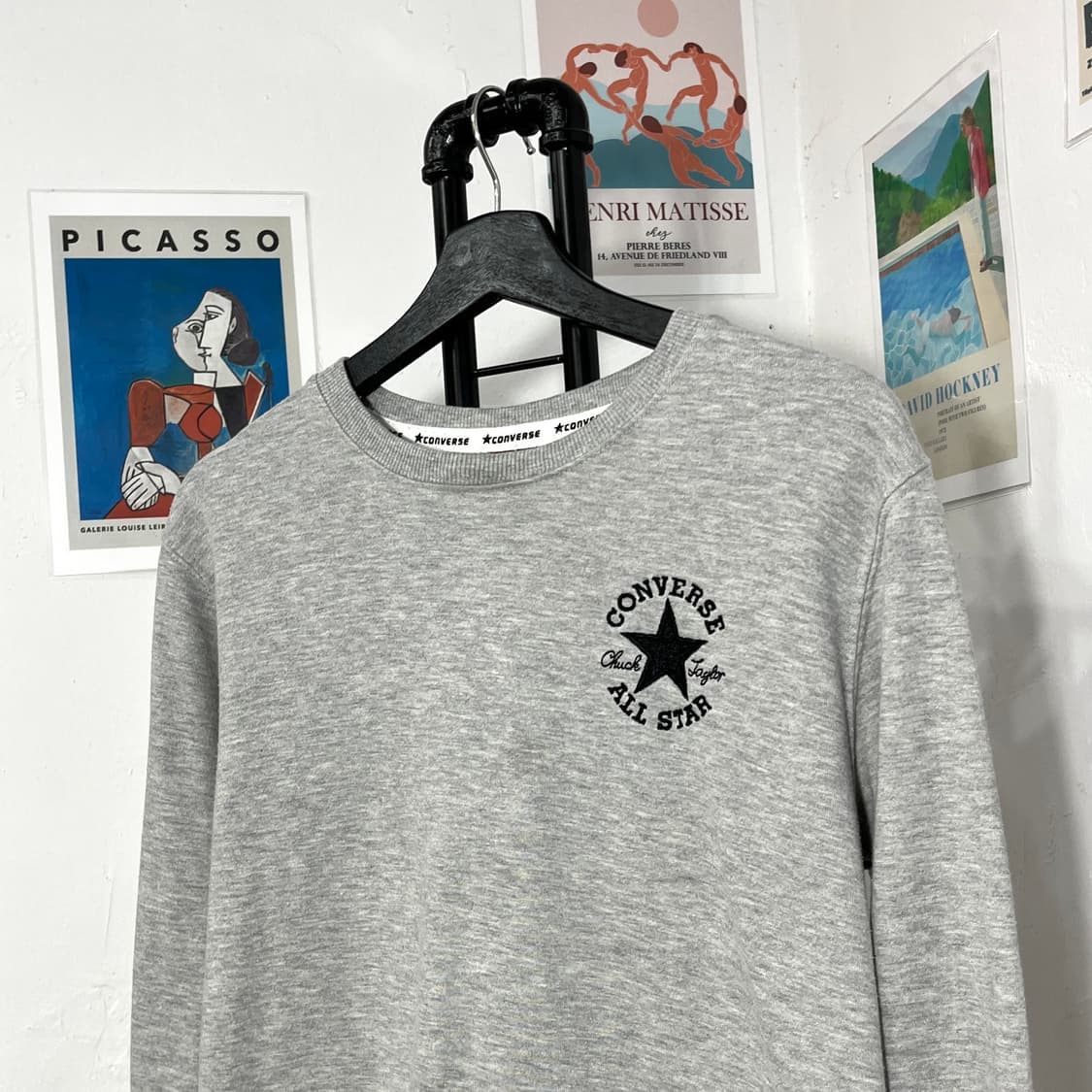 컨버스 자수로고 맨투맨 상품이미지3