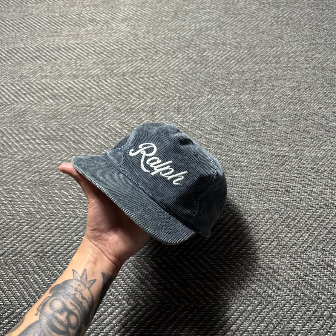 폴로랄프로렌 신형 코듀로이 아플리케 볼캡 모자 상품이미지1