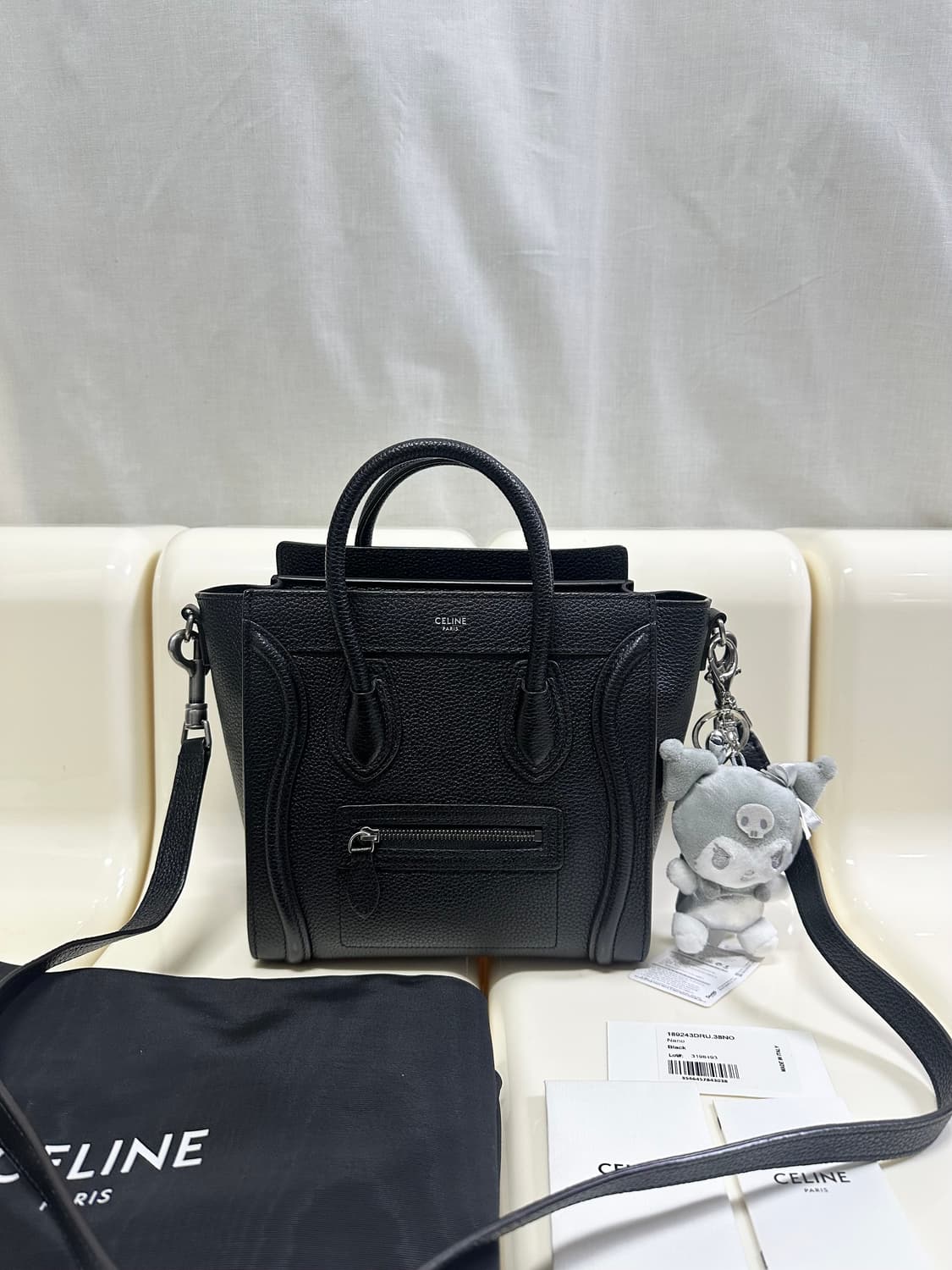 [SA 정품] 셀린느 러기지백 나노 블랙 상품이미지6