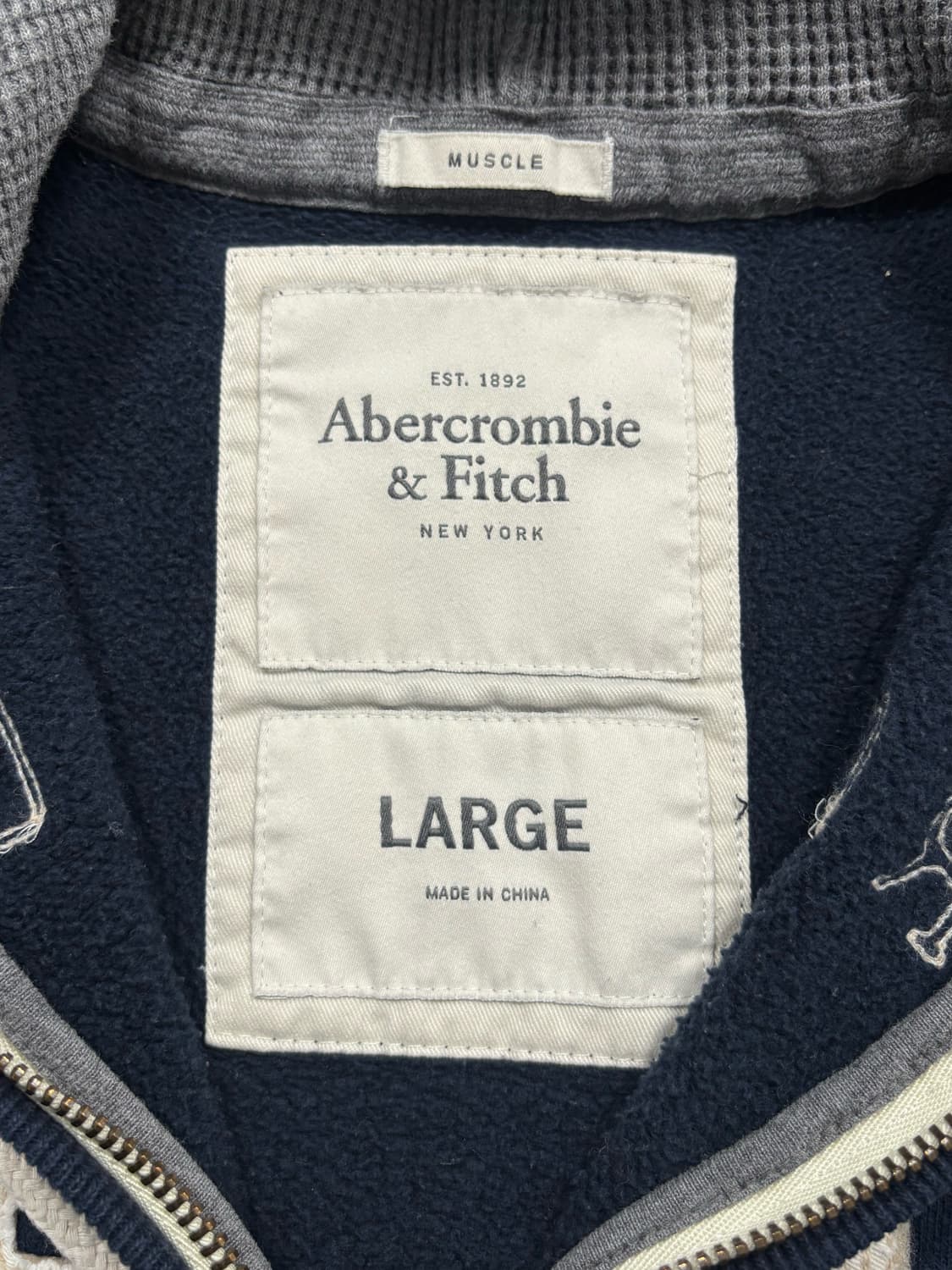 아베크롬비 네이비 후드집업 상품이미지6