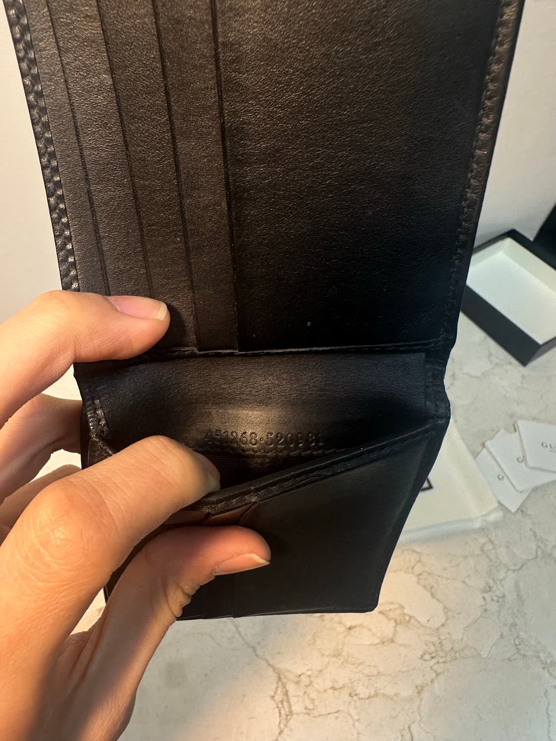 구찌 타이거 프린트 지갑 GG 슈프림 베이지 에보니 상품이미지9