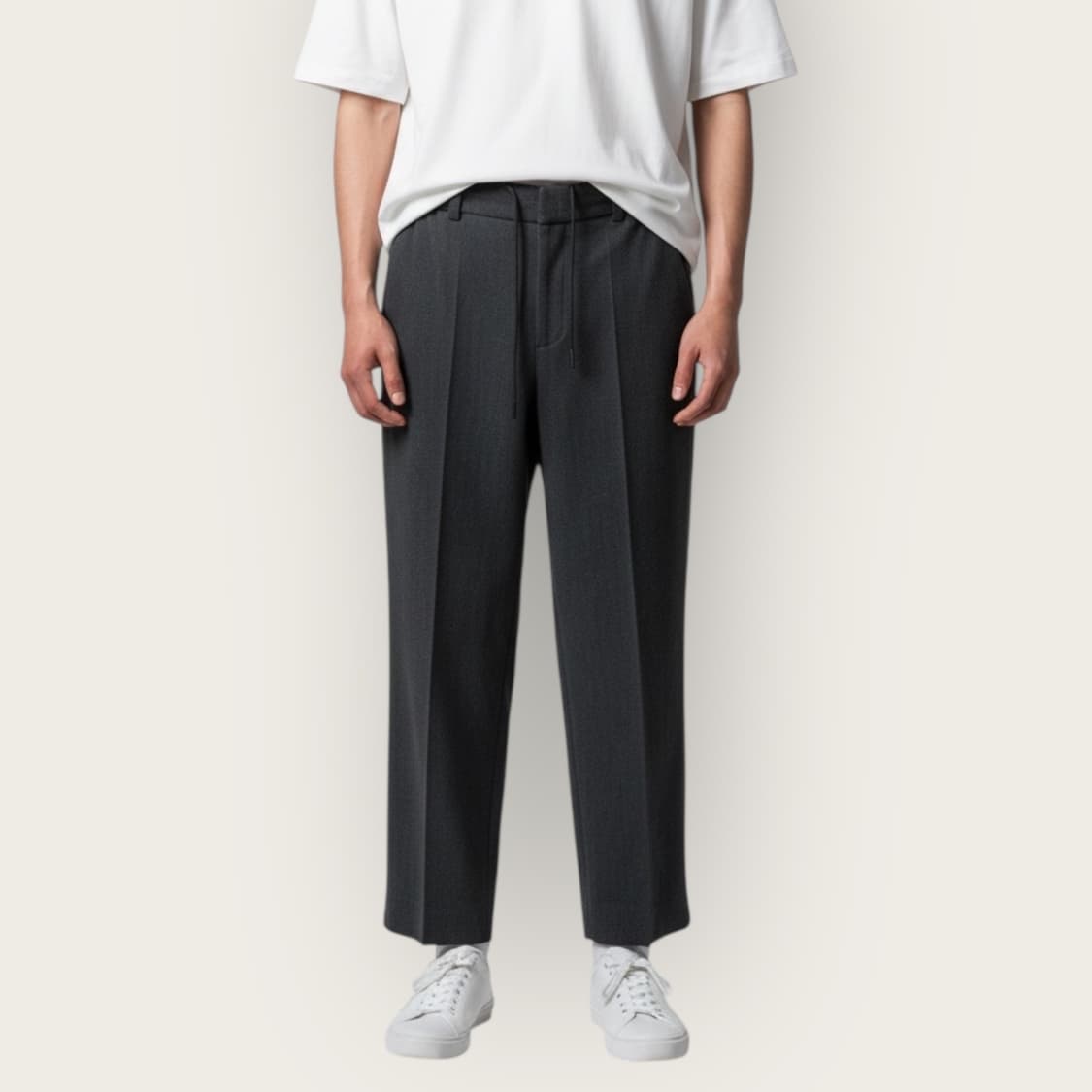 30/ 시스템옴므 20FW 노턱 밴딩 팬츠 상품이미지1