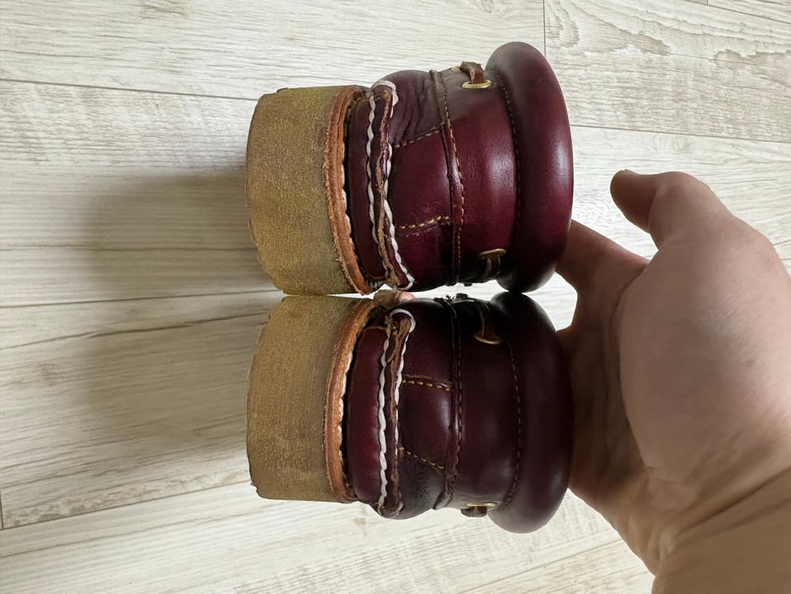 팀버랜드 3아이 보트슈즈 버건디 260 상품이미지5