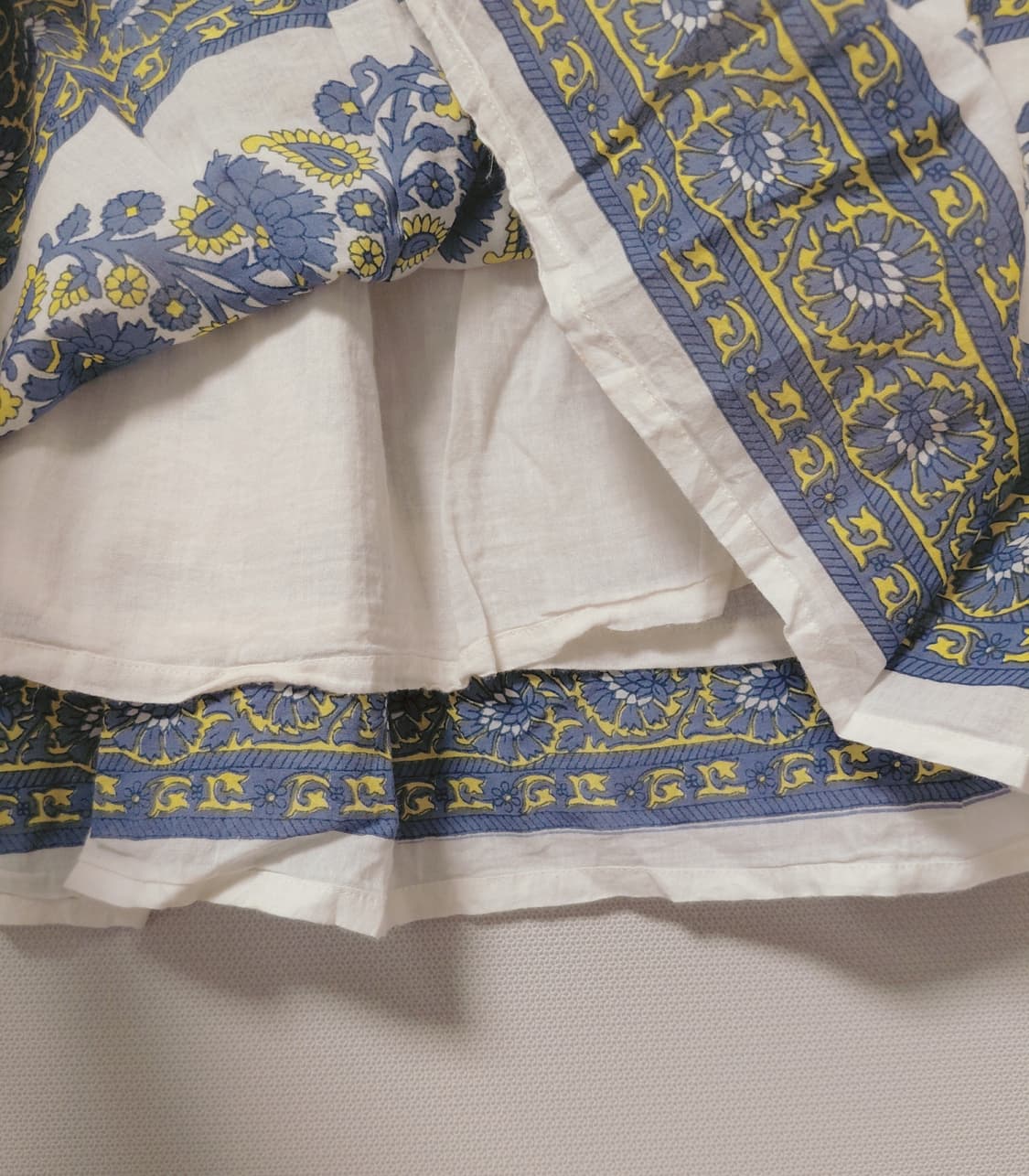 블루 가든 보더라인 롱 스커트 상품이미지4