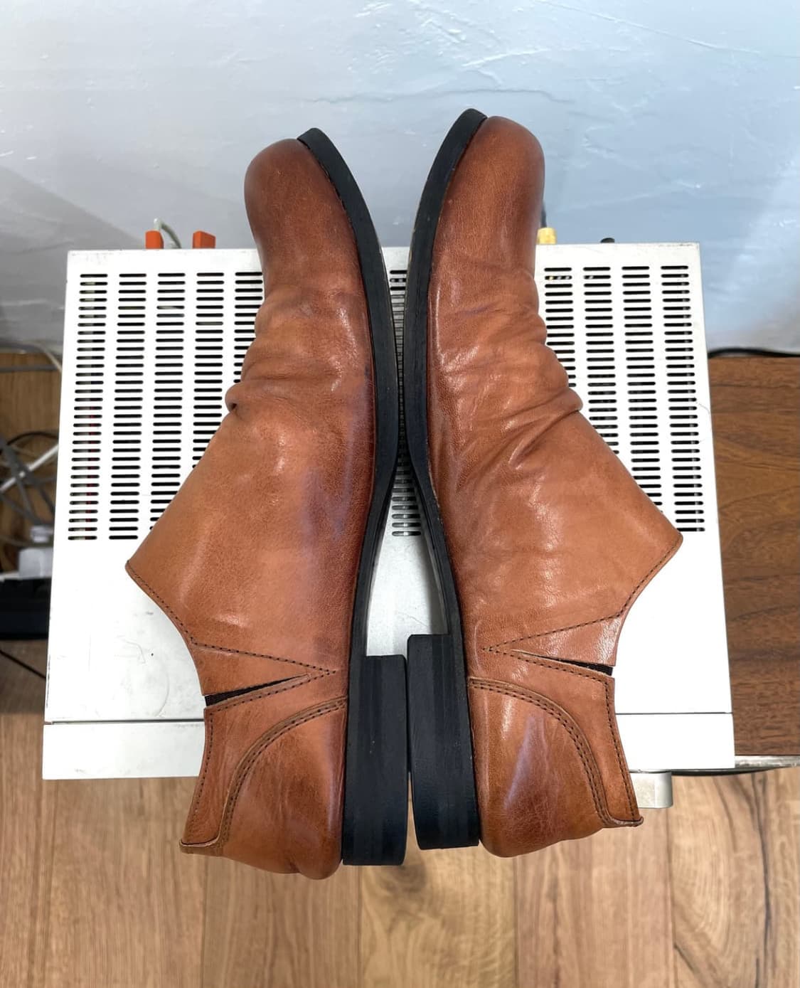 [270] 토네이도마트 드레이핑 레더 슈즈 상품이미지5