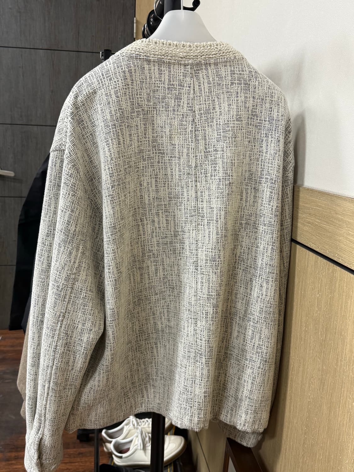 [105] 타임옴므 25ss 트위드 부클 집업 자켓 상품이미지7