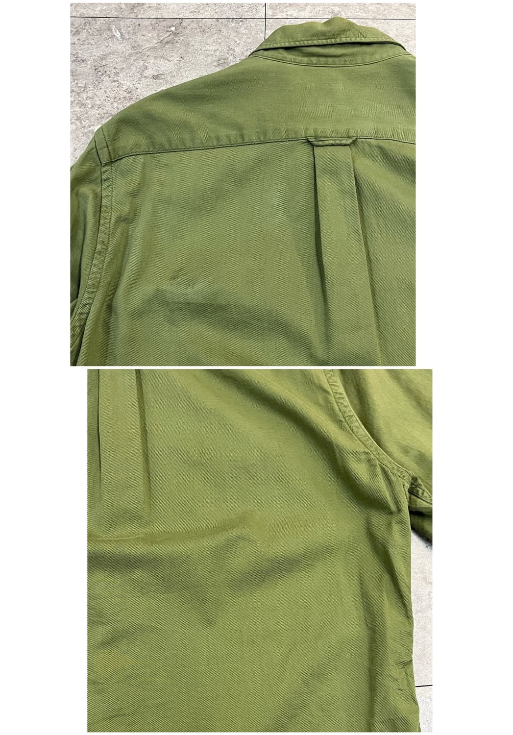 리바이스 포켓 셔츠 카키 M #csz3426 상품이미지8