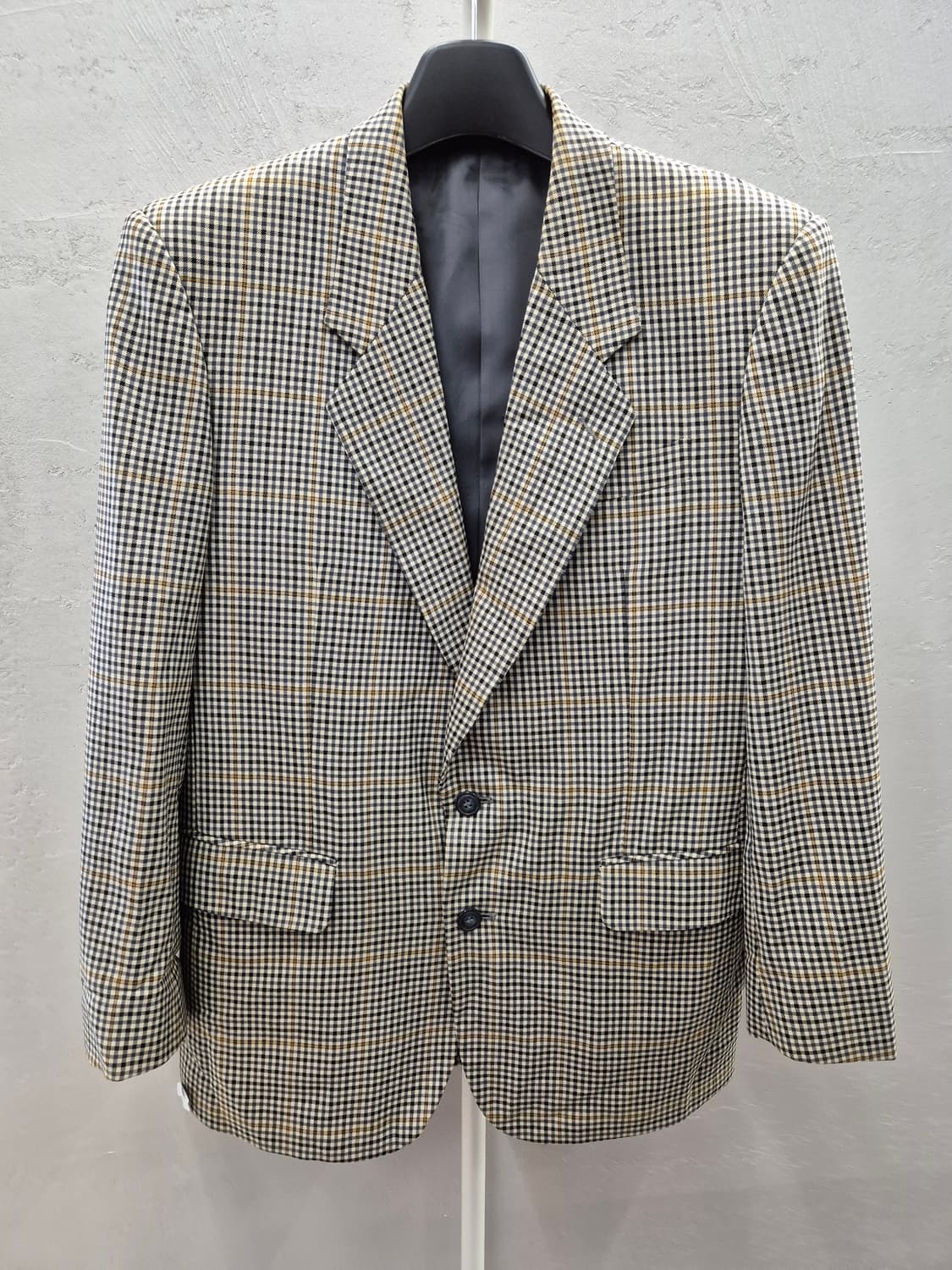 생로랑 체크 블레이저 38(A) 상품이미지2