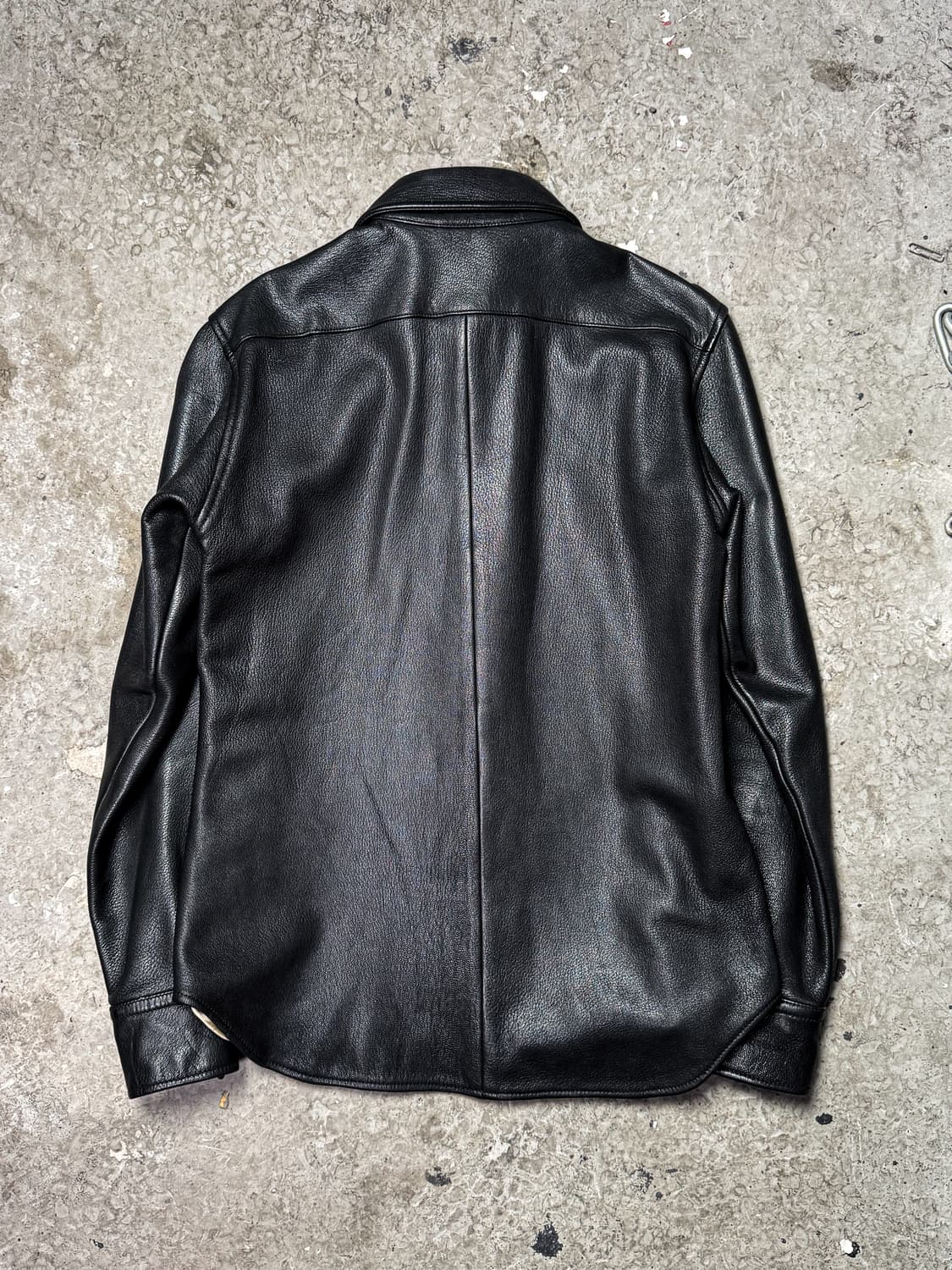 ABAHOUSE Goat Skin Leather Shirt Jacket 상품이미지9
