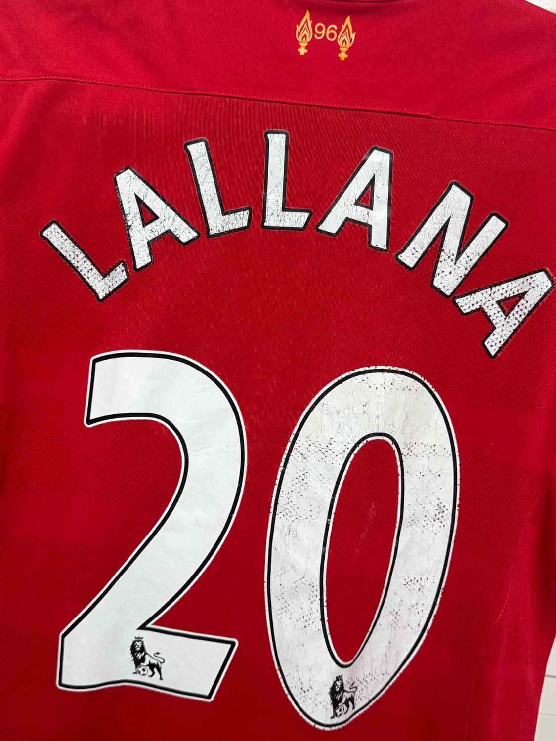 16-17 리버풀 홈 뉴발란스 유니폼 반팔 상품이미지4