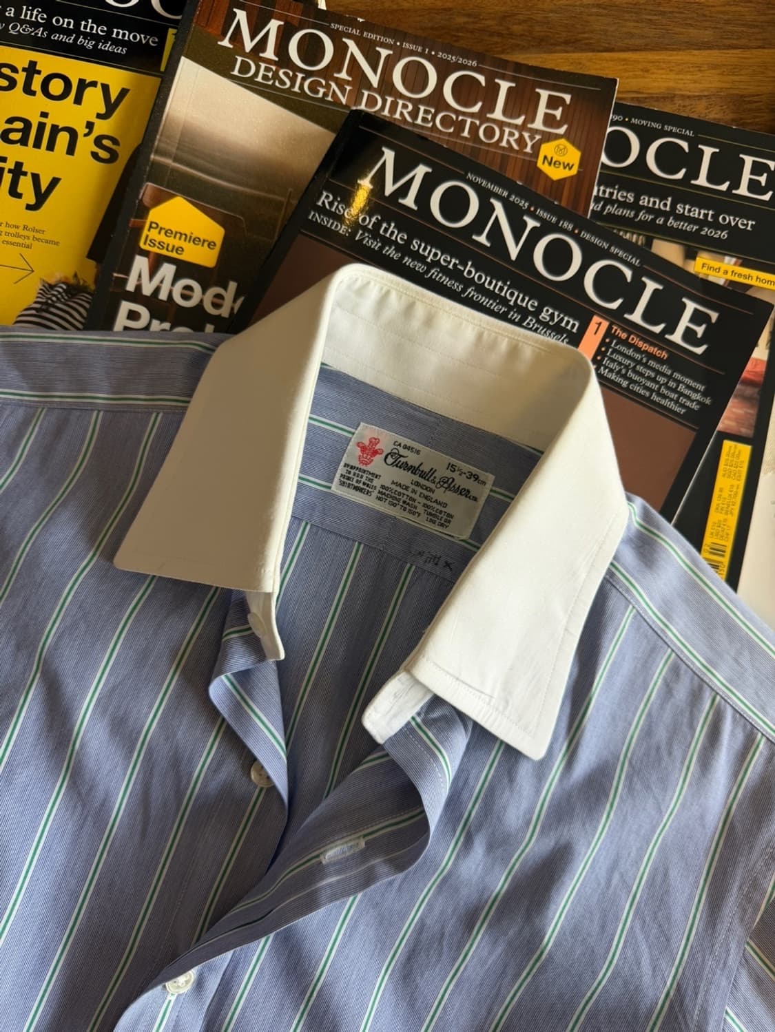 텀불앤아서 클레릭셔츠 남성95 상품이미지2