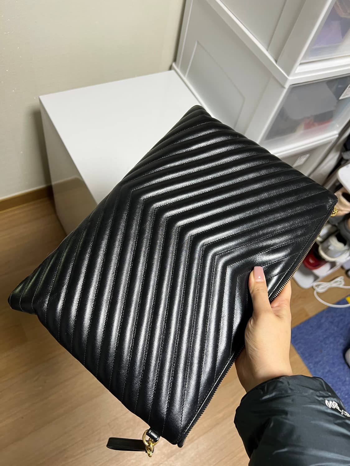 입생로랑 마틀라세 클러치백 정품 풀박스  상품이미지5