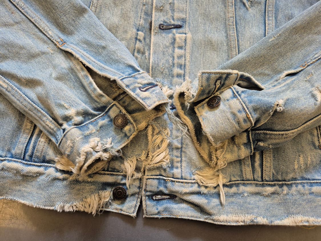 데님앤서플라이 디스트레스드 데님 자켓 상품이미지5