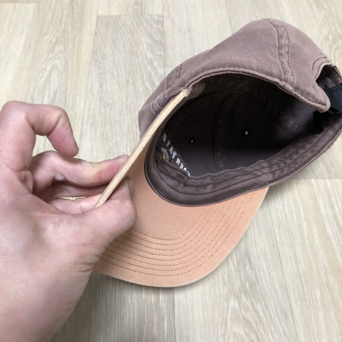 (OS) 마운틴 하드웨어 6패널 워시드 브라운 브릭 볼캡 상품이미지6