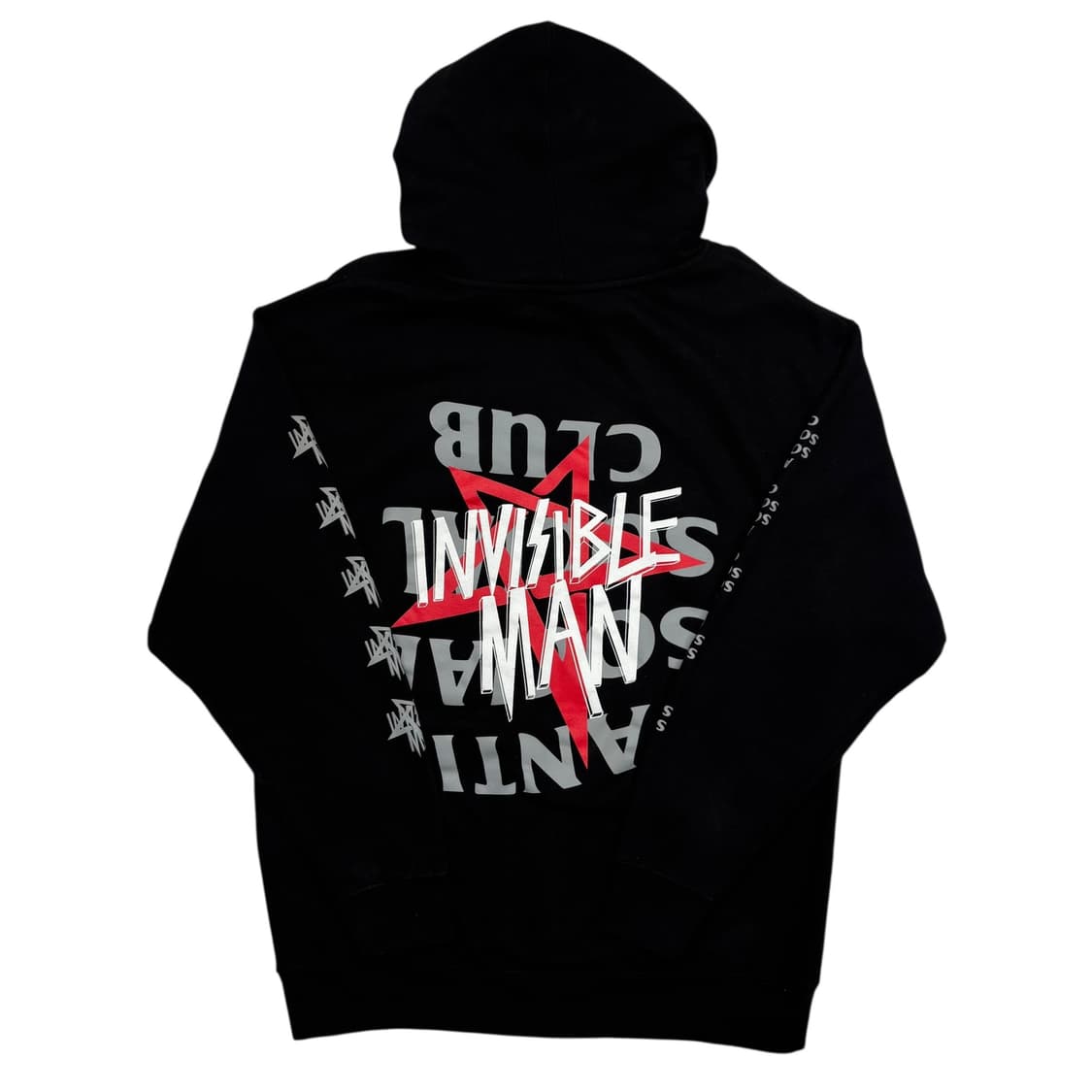 안티 소셜 소셜 클럽 인비저블맨 블랙 후드티 L 상품이미지4