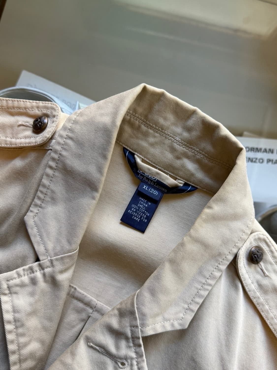 랄프로렌 사파리 자켓 55~66 상품이미지7