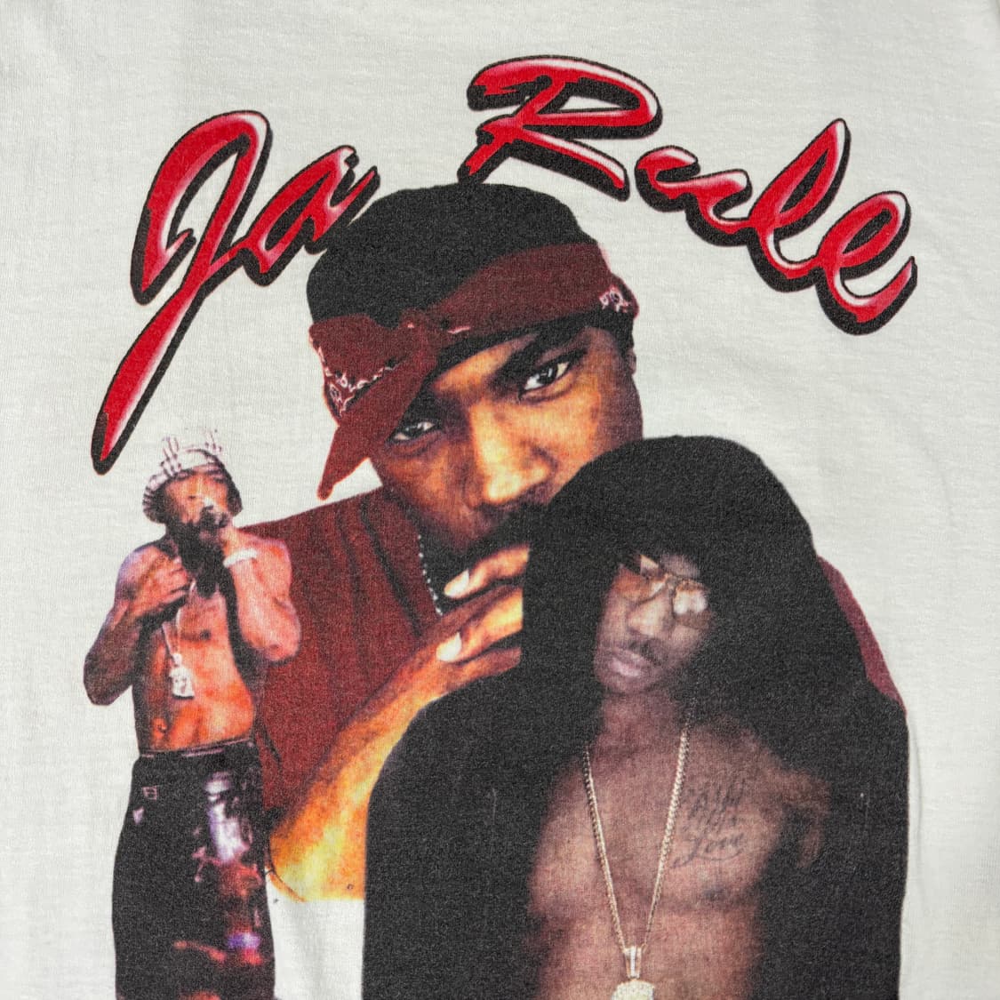 빈티지 2001 Ja Rule 자룰 월드투어 롱슬리브 랩티셔츠 상품이미지7