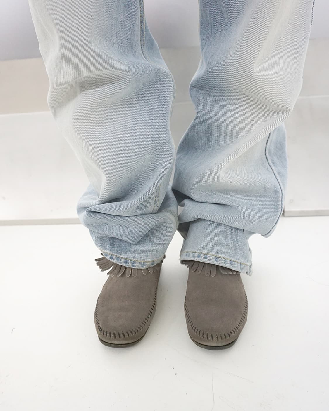 Minnetonka 프린지 부츠 스웨이드 상품이미지10