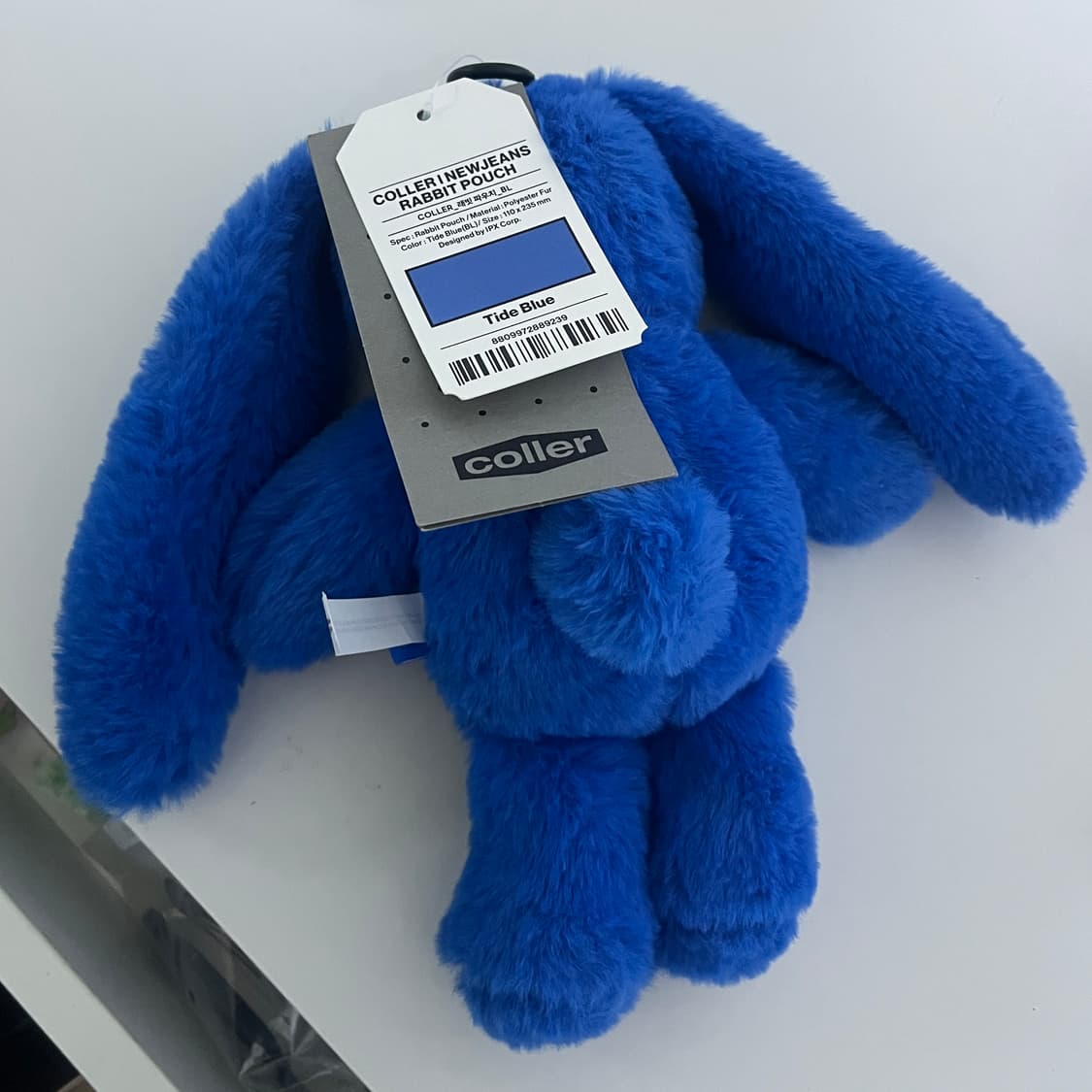 뉴진스 꼴레 래빗 파우치 키링 인형 타이드 블루 상품이미지2