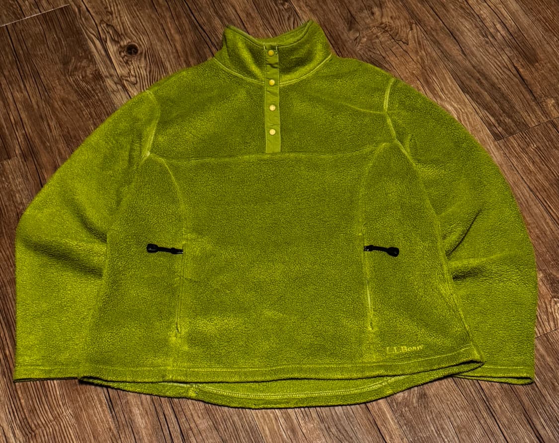 [L] L.L.Bean 엘엘빈 폴라텍 라임 그린 플리스 상품이미지2