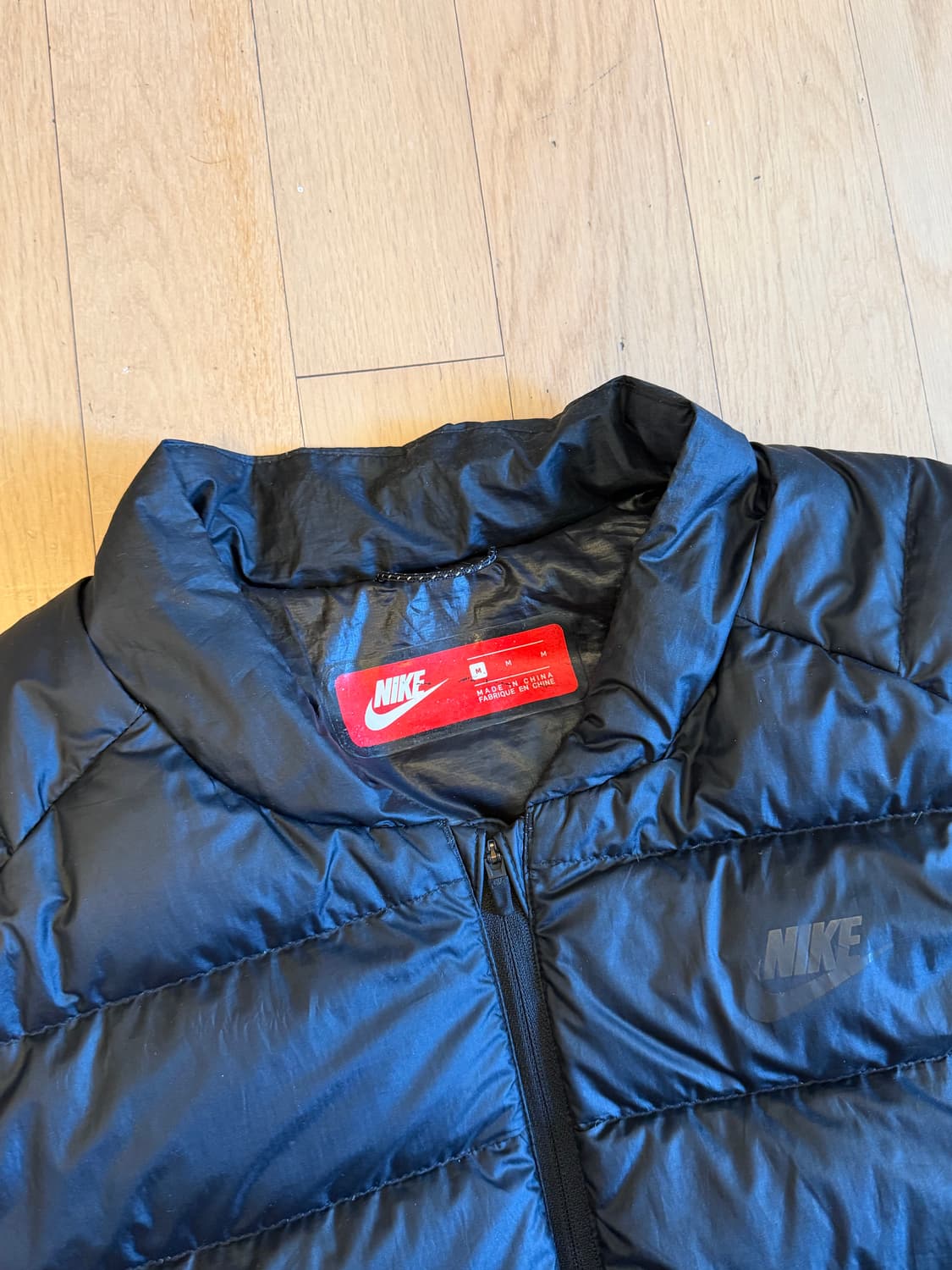 나이키 테크팩 오리털 경량 패딩조끼 M - 정가 19만원 상품이미지2