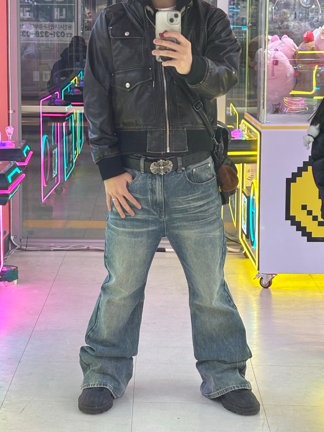 빈티지 빅 버클 벨트 상품이미지1