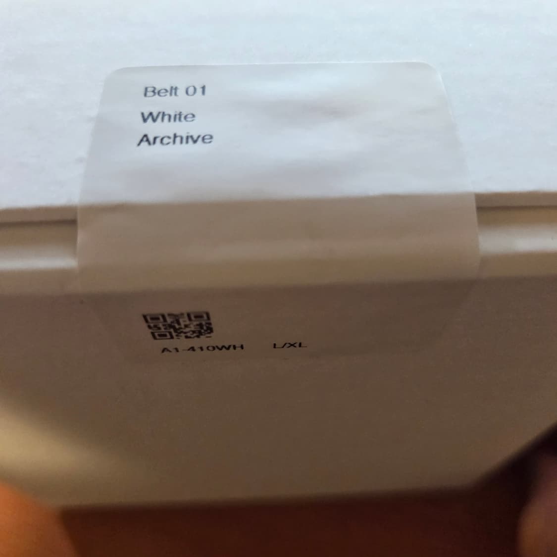 파프 벨트 화이트 L/XL 상품이미지2