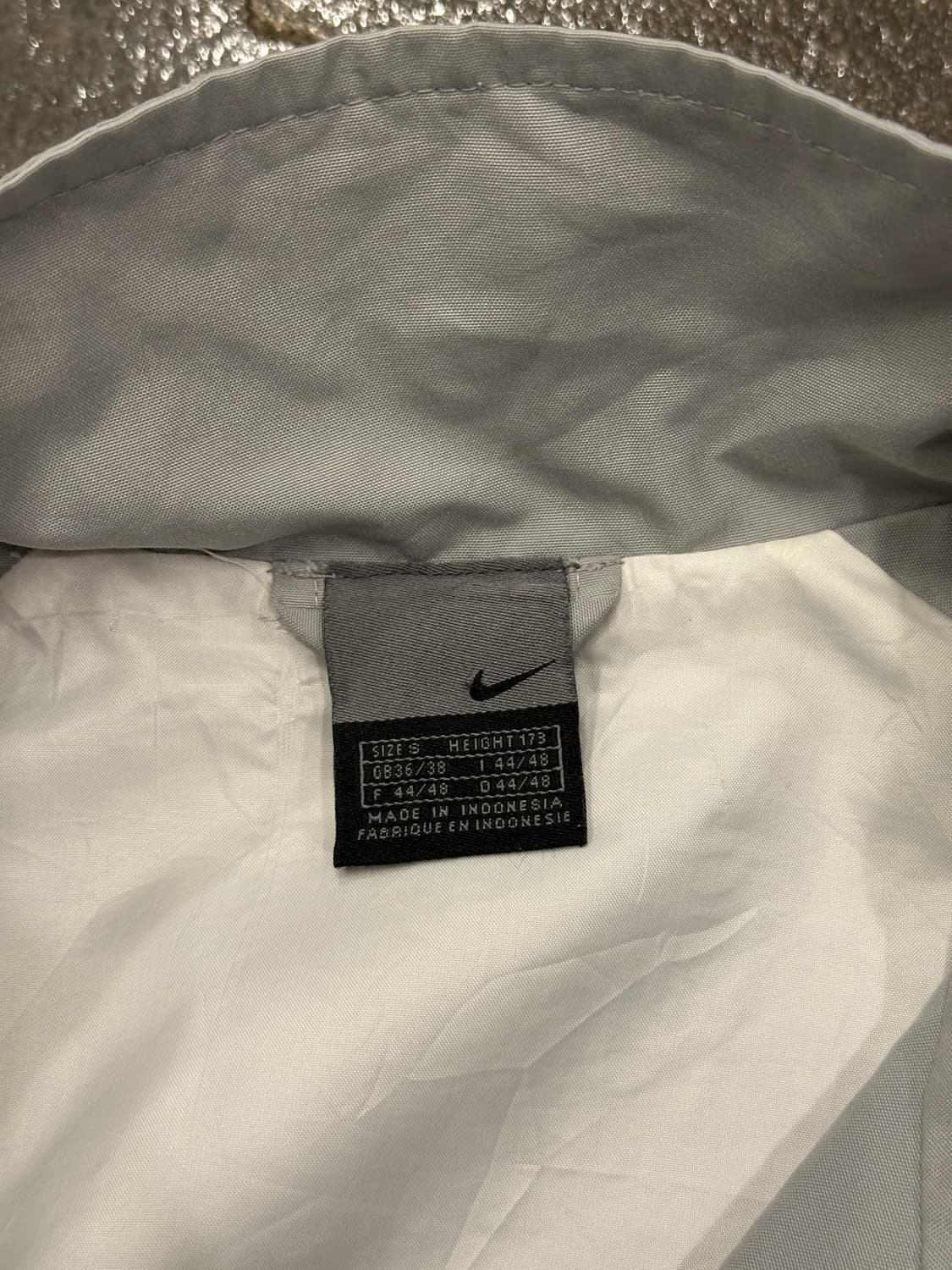 Nike Manchester United 실버 트레이닝 자켓 2000s 상품이미지4