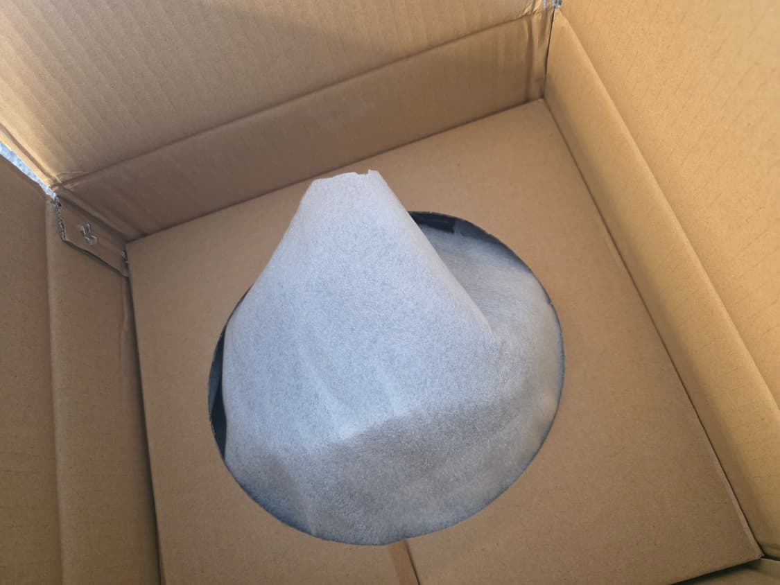 프리미엄 100%양모 페도라 그레이 블랙리본 사이즈 57cm 상품이미지7