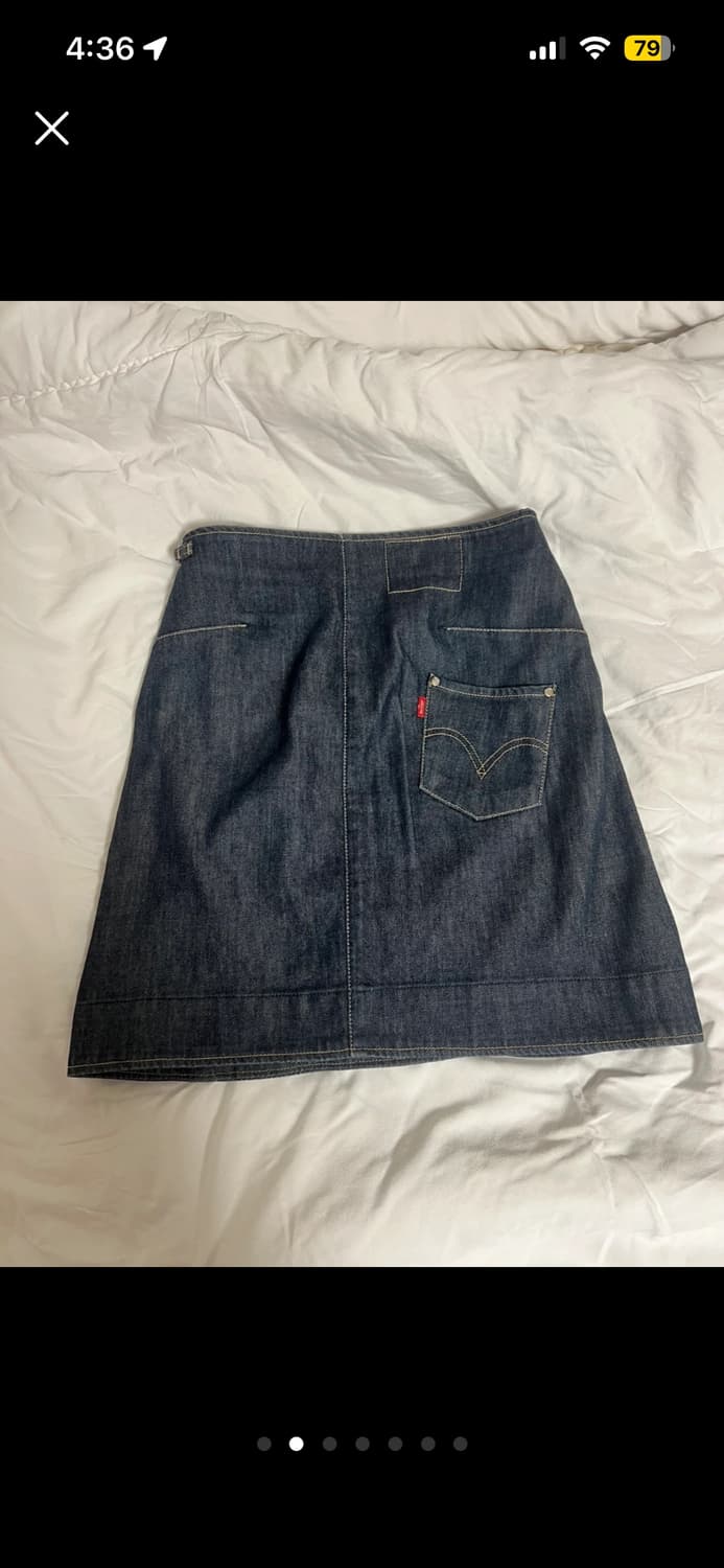 리바이스 데님 미니스커트 미디움 정도 사이즈 상품이미지2