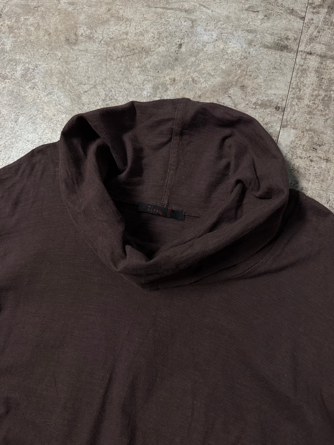 스트링 포켓 와이드 폴라넥 탑 상품이미지5