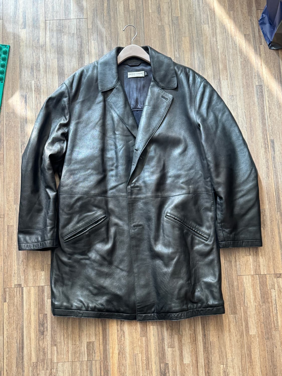 90s giorgio armani leather jacket 상품이미지1