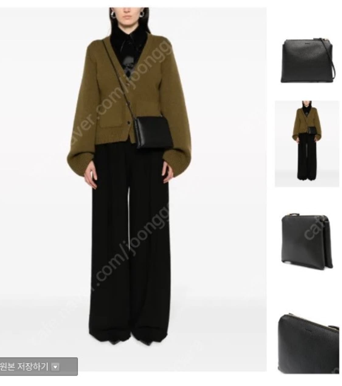 더로우 누트윈 미니백(블랙) 상품이미지10