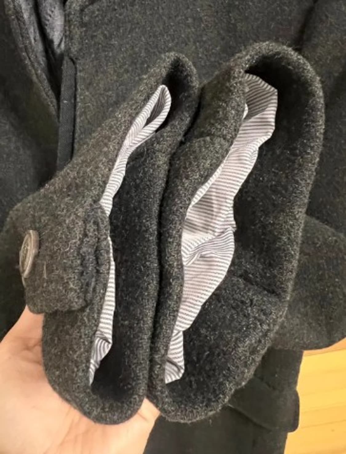 커스텀멜로우 남성 울혼방누빔코트 100 상품이미지4