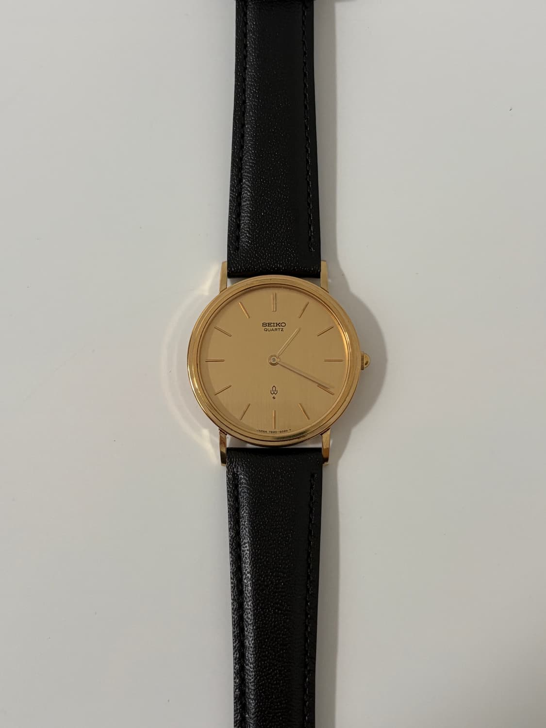 70s chariot brushed dial gold quartz 상품이미지4