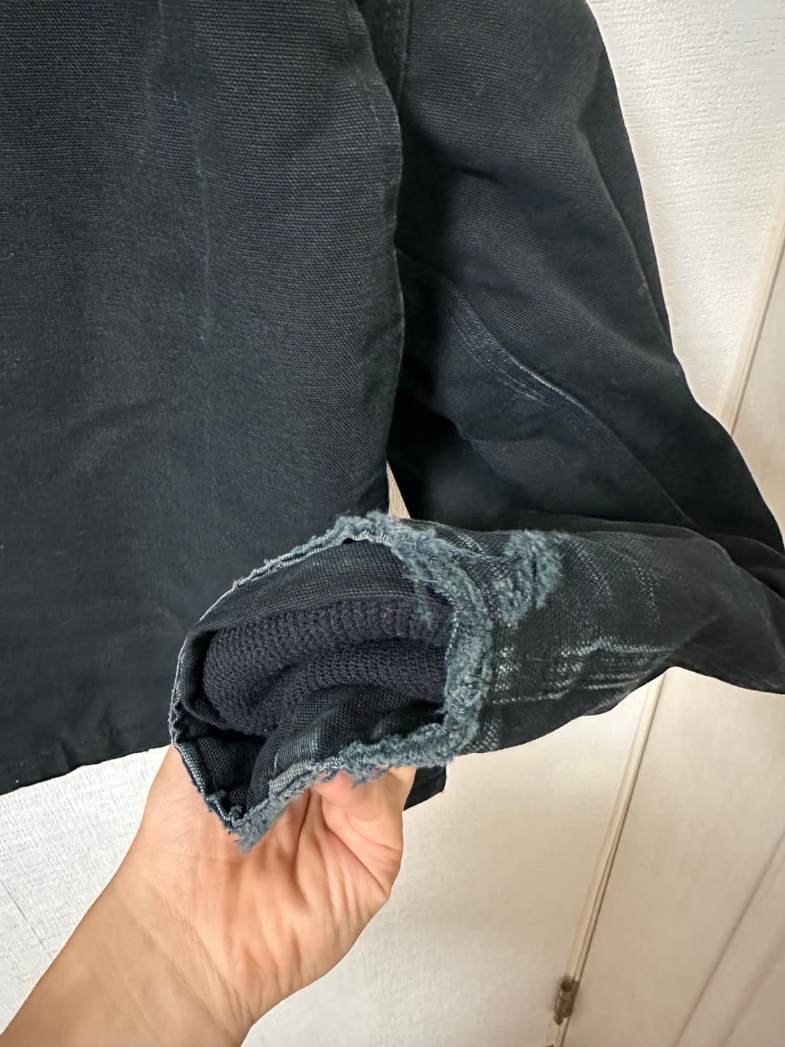 빈티지 칼하트 OG J02 블랙 브라운 아틱 자켓 디트로이트 상품이미지4