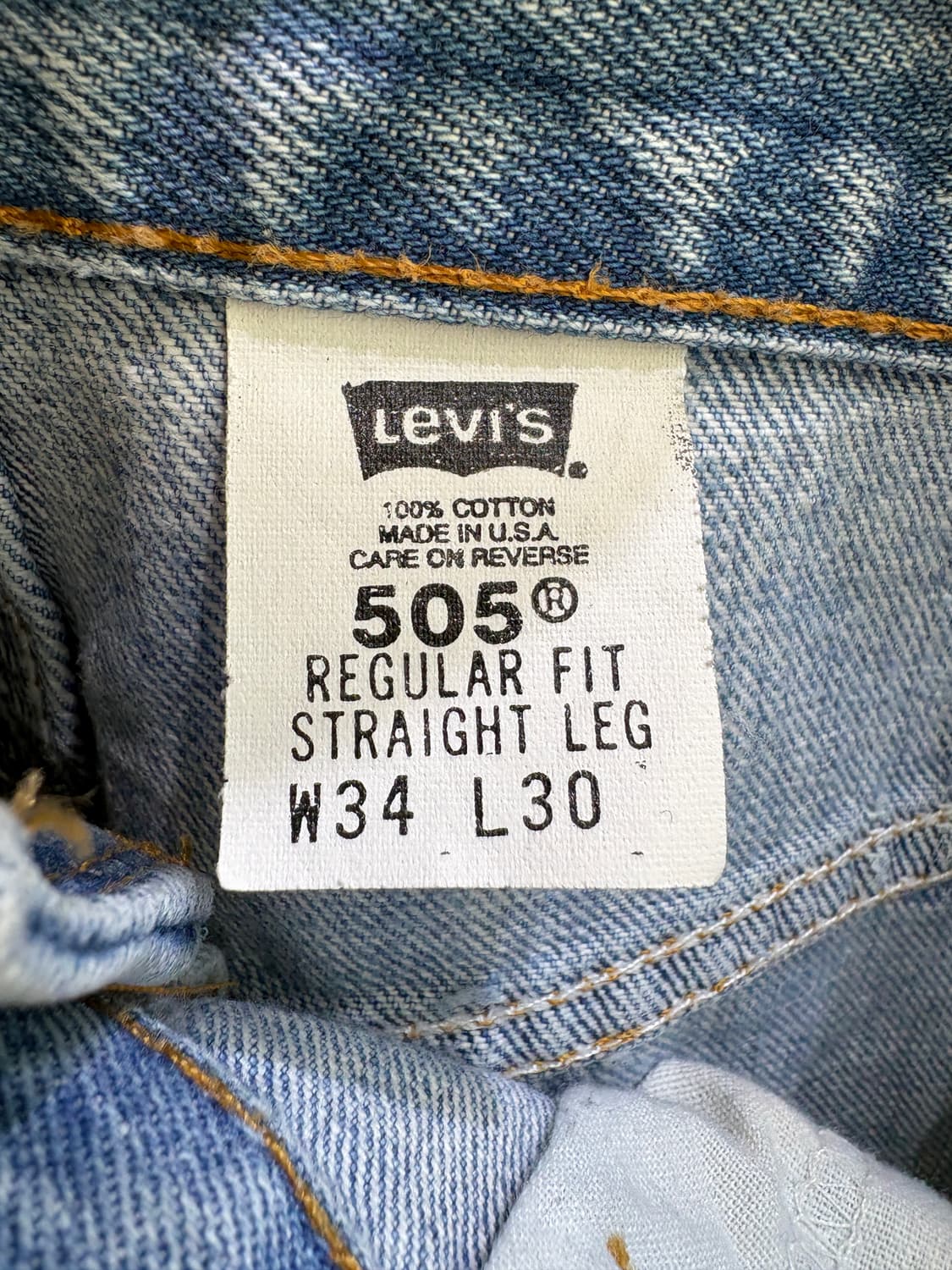 00's LEVIS 505 (Made in USA) 데님팬츠 상품이미지7