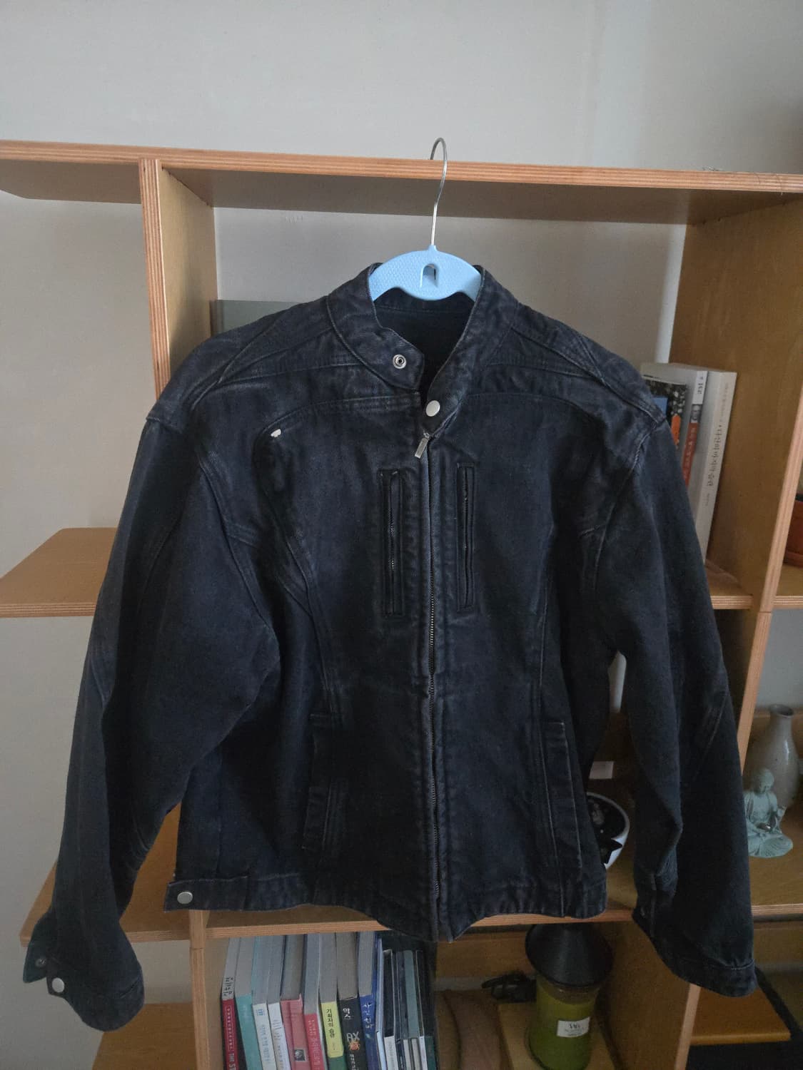 데님 바이커 자켓 상품이미지1