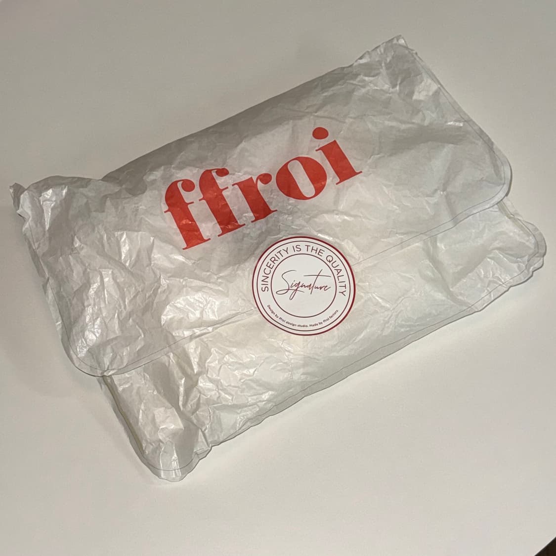 미사용 새상품급 ffroi 프루아 브리즈 가방 아이보리 상품이미지3