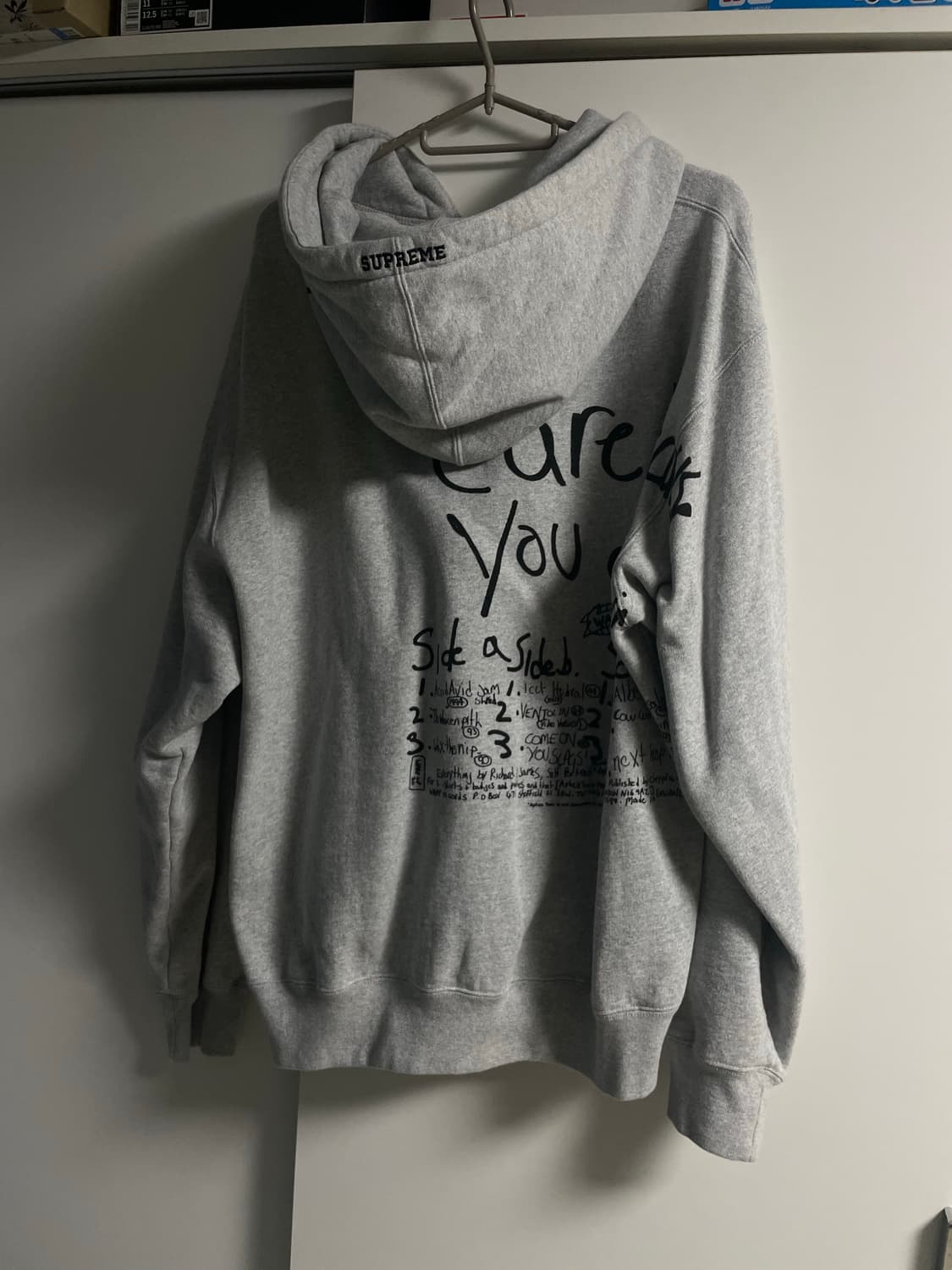 Aphex twin Supreme hood zip 에이펙스 트윈 슈프림 상품이미지2