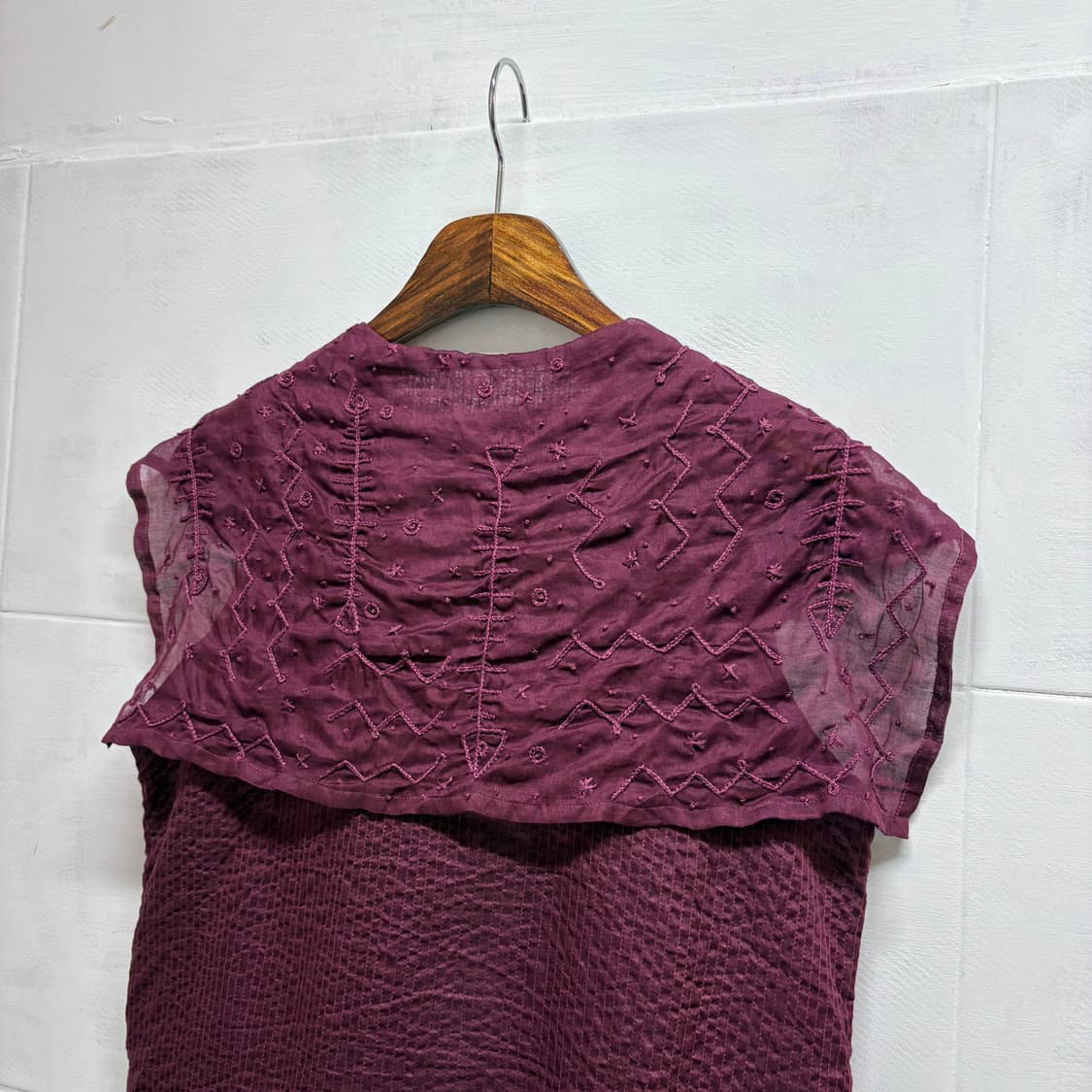 TSUMORI CHISATO 자수 페어리 블라우스 베스트 M JPN  상품이미지7