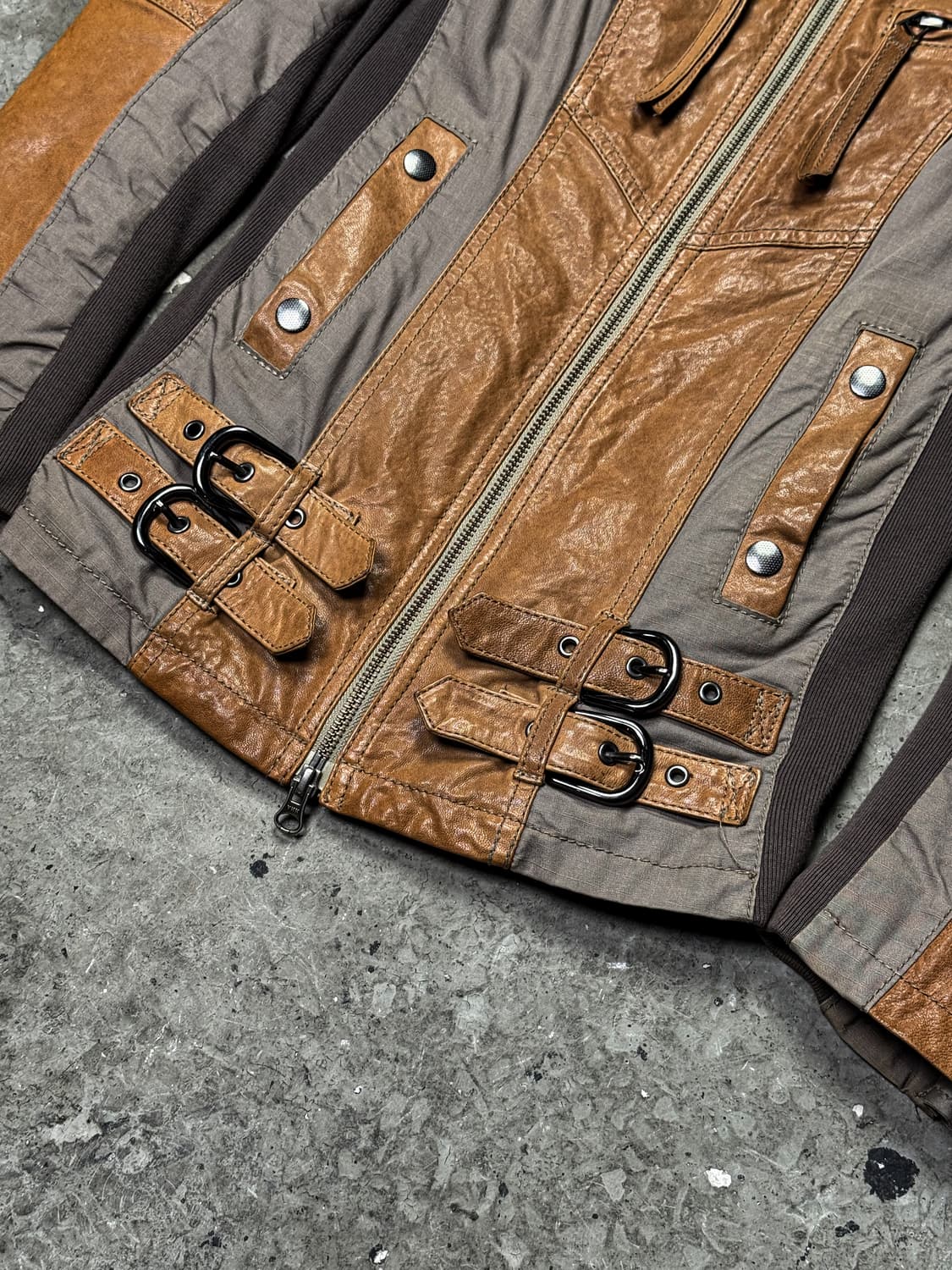 5351 POUR LES FEMMES – Hood Leather JK 상품이미지4