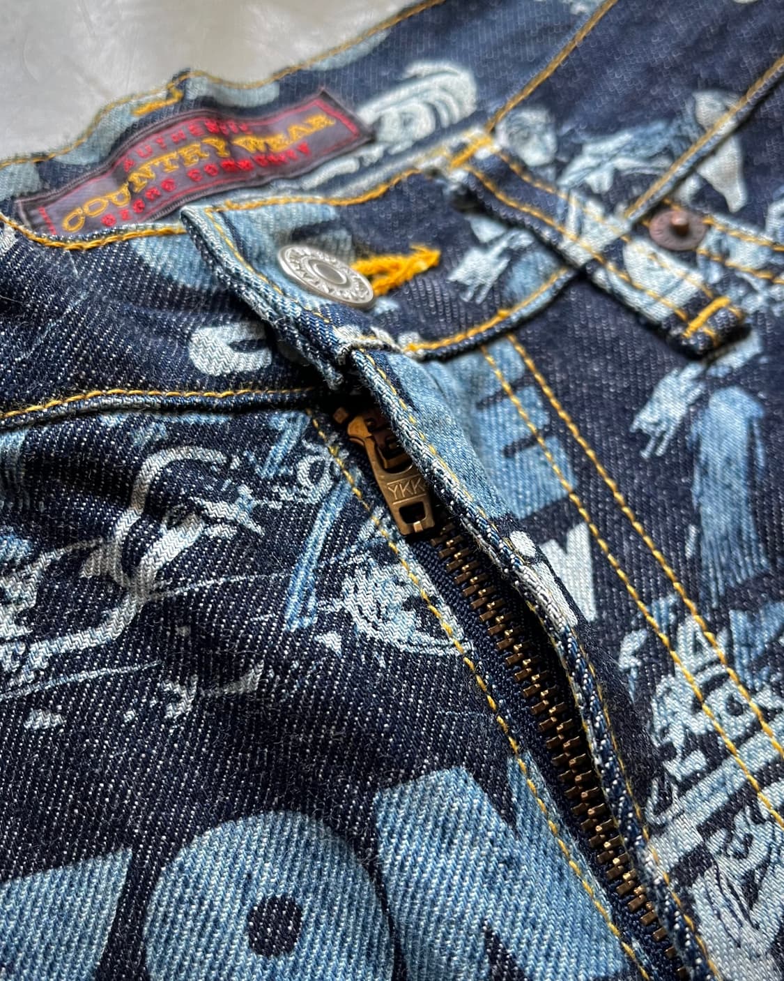 1990s OZONE COMMUNITY Full Print Denim  상품이미지5