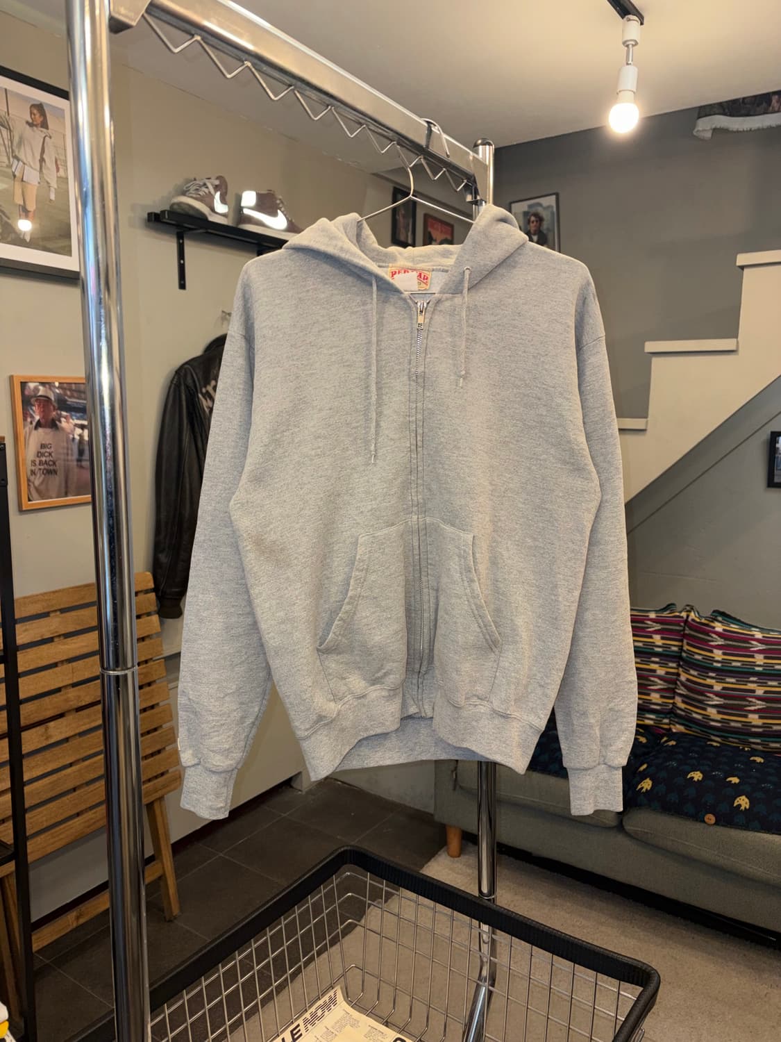 90‘s Red Kap American plain hood zip-up 상품이미지5