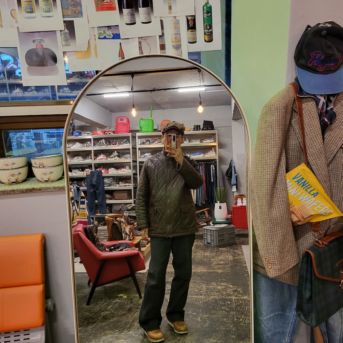 DAKS 닥스 양가죽 퀄팅 자켓 (105) 상품이미지2