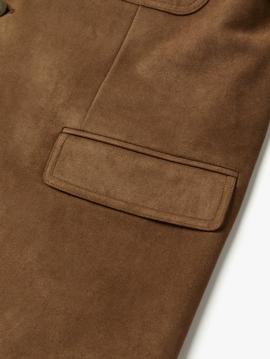 르마드 테일러 페이크 스웨이드 자켓 - BROWN 상품이미지6