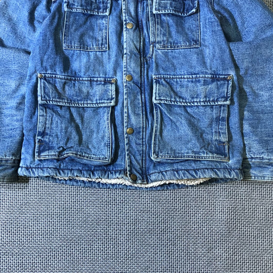 쉐르파 데님 트럭커 자켓 상품이미지4