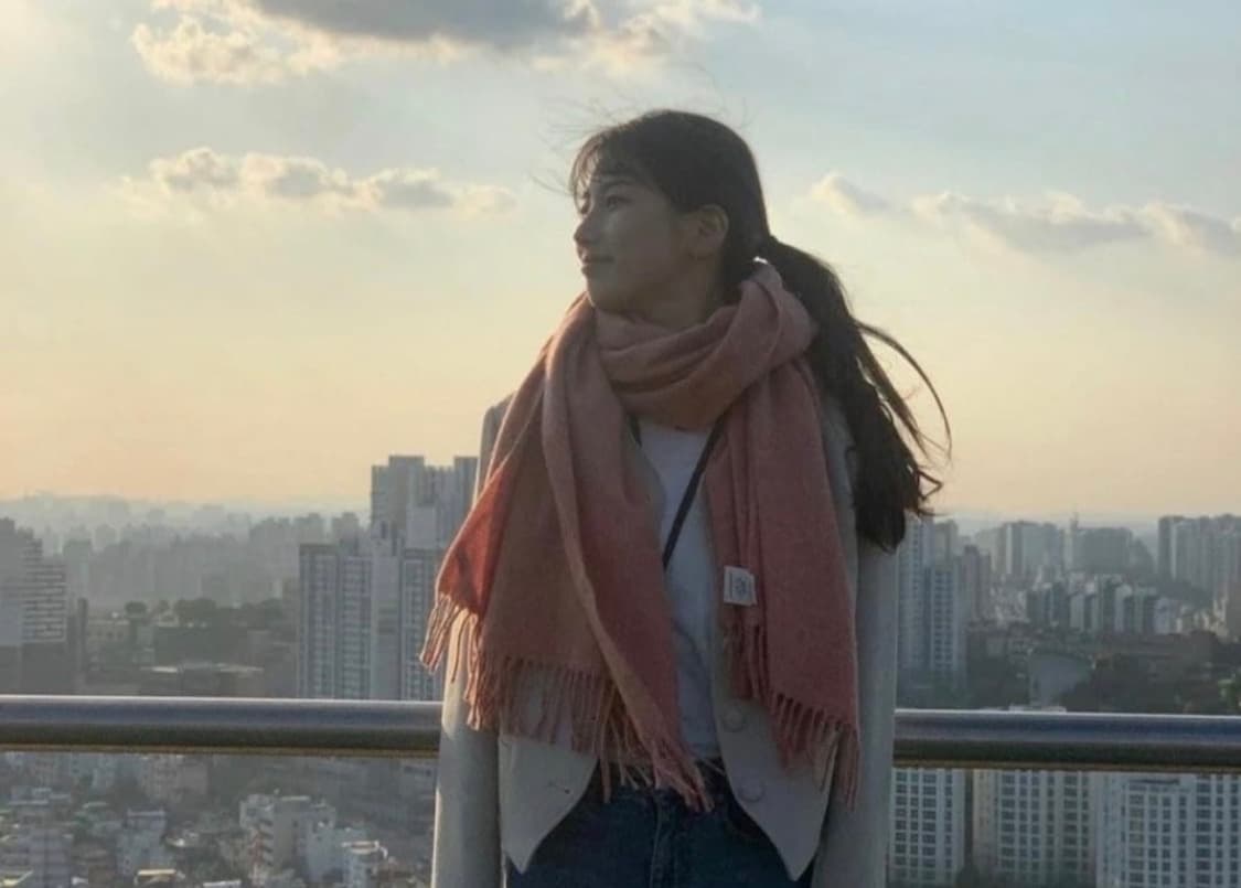 아크네스튜디오 로즈멜란지 빅사이즈 울 목도리 머플러 상품이미지3