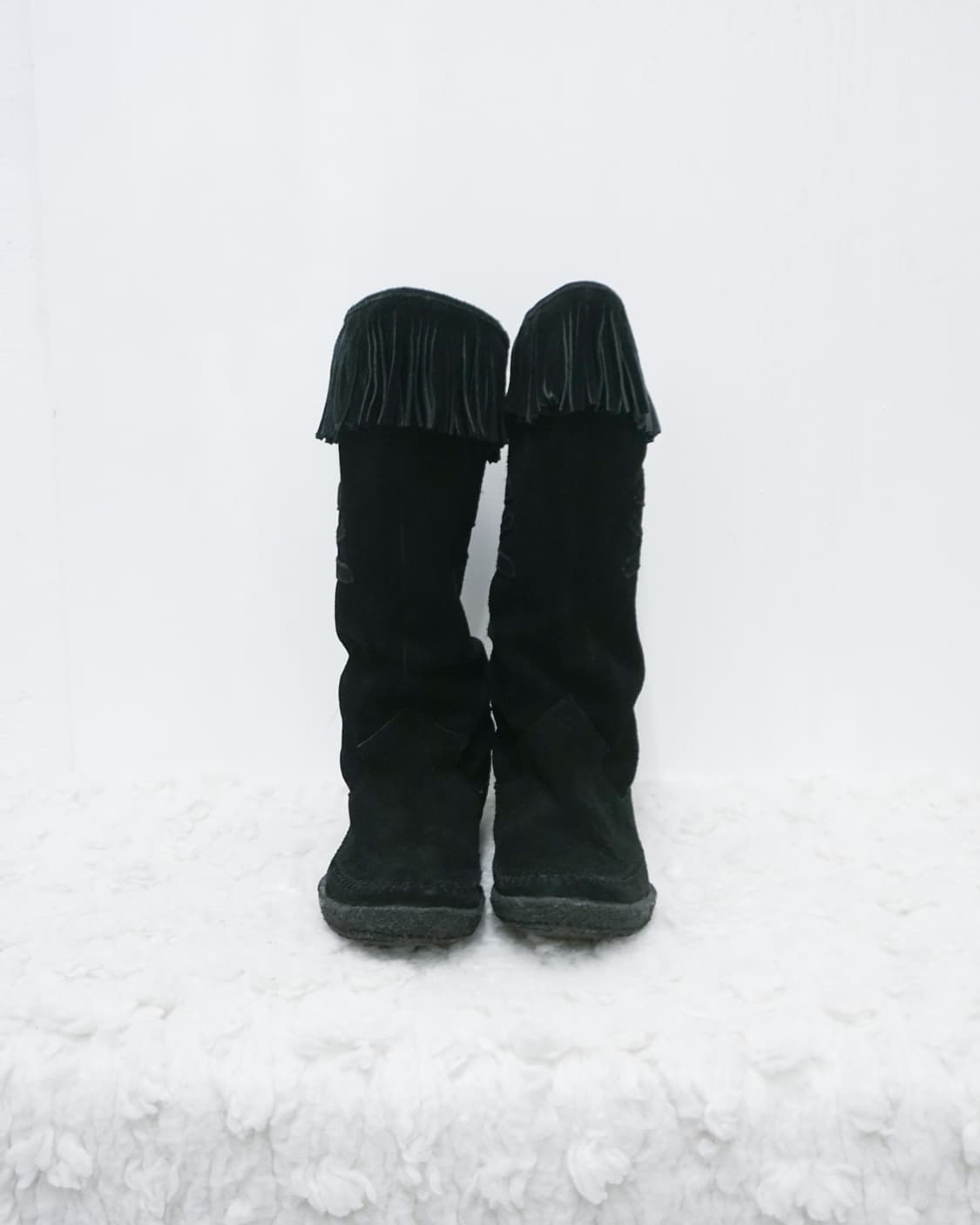 DIESEL fringe suede mid boots 상품이미지3